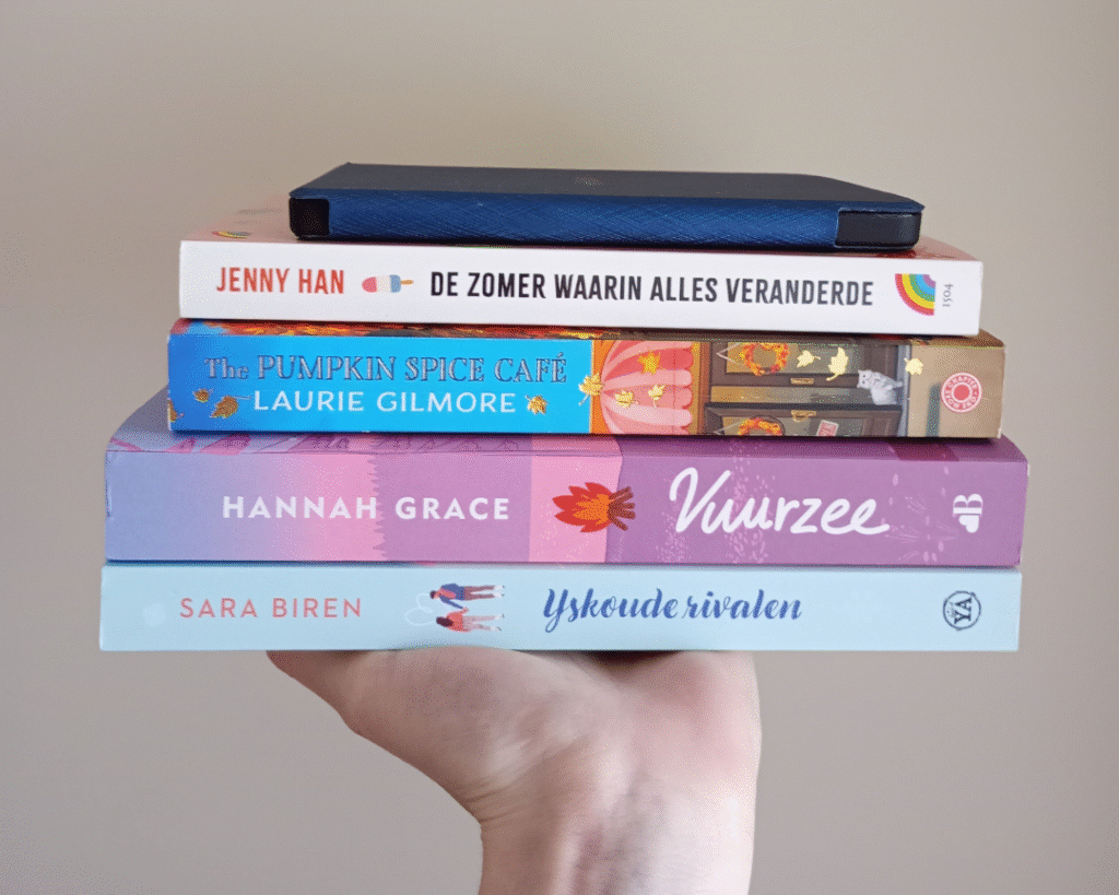 Stapel zomerse boeken