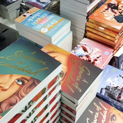 Boekenstapels op YA-day